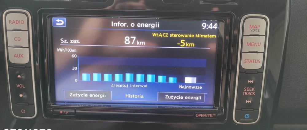 Nissan Leaf cena 43777 przebieg: 70000, rok produkcji 2016 z Człopa małe 466